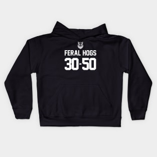 30 - 50 Feral Hogs Kids Hoodie